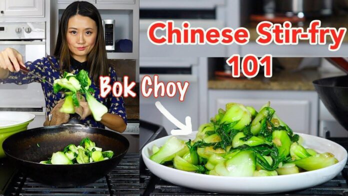 Chinese Stir fry Baby Bok Choy with Garlic-Best Method